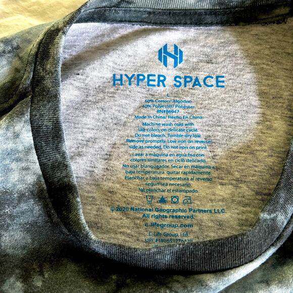 Hyper Space NASA men’s L long sleeved tee. Graphics on both sides. - Picture 4 of 6